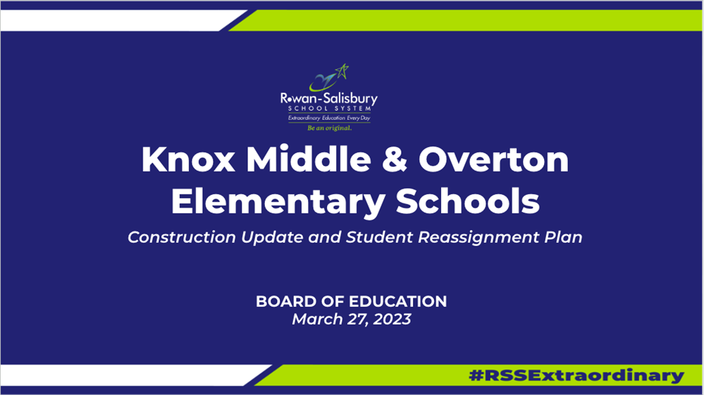 Knox Construction Update to BOE 3.27.23